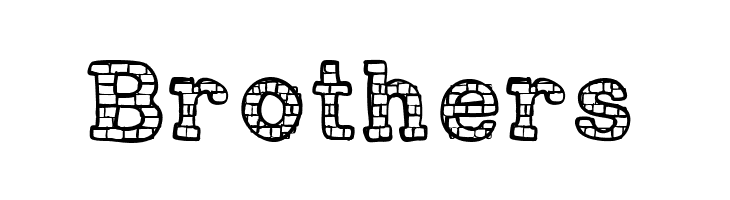 RHBrickhausProto-VERTEBRA  Free Fonts Download