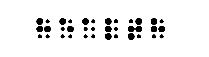 WLM Braille 2 Regular  Free Fonts Download