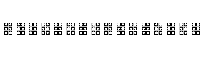 WLM Braille 4 Regular  Free Fonts Download
