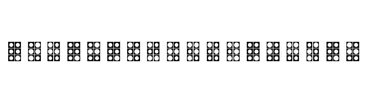 WLM Braille 4 Regular  Free Fonts Download