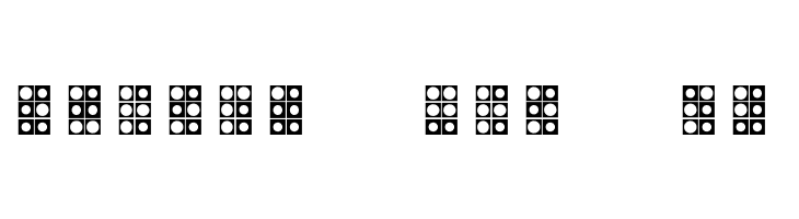 WLM Braille 4 Regular  Free Fonts Download
