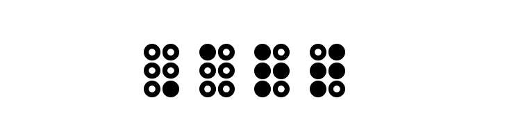 WLM Braille 3 Regular  Free Fonts Download