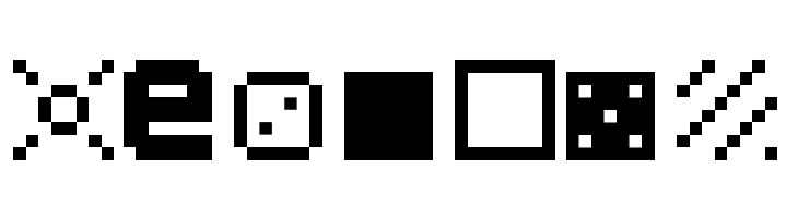 Pixel Dingbats-7  Free Fonts Download
