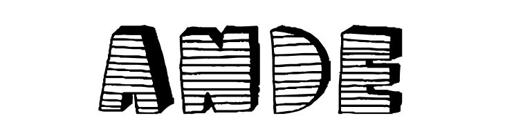 stripe3D  Free Fonts Download