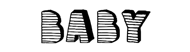 stripe3D  Free Fonts Download