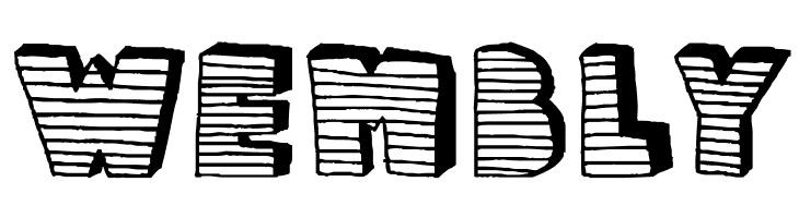 stripe3D  Free Fonts Download