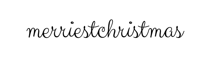 merriestchristmas Clicker Script Font