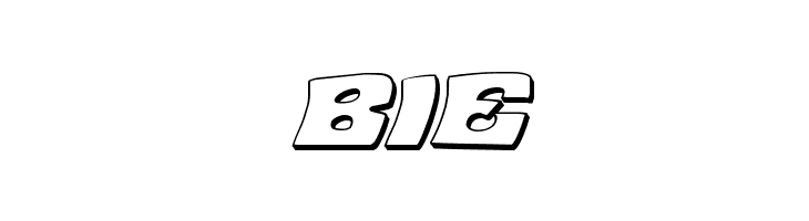 Nuevo Passion 3D Italic  Free Fonts Download