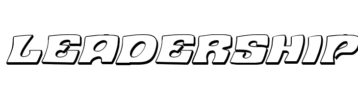 Nuevo Passion 3D Italic  Free Fonts Download