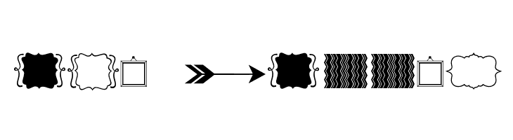 KGFlavorAndFramesTwo  Free Fonts Download