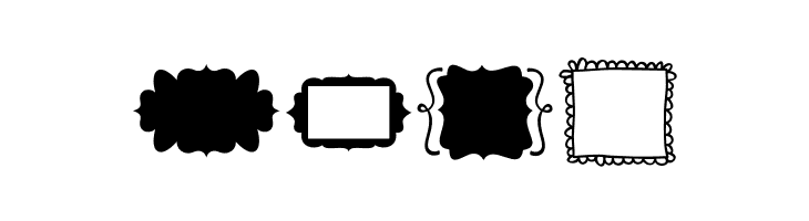 KGFlavorAndFramesTwo  Free Fonts Download