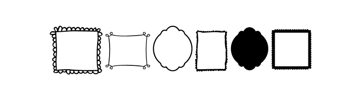 KGFlavorAndFramesTwo  Free Fonts Download