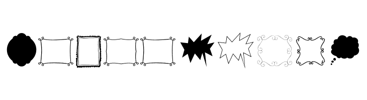 KGFlavorAndFramesTwo  Free Fonts Download