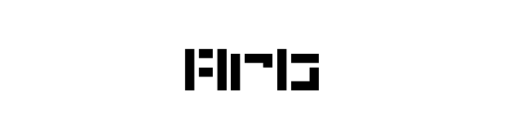5Didgit Stencil Regular  Free Fonts Download