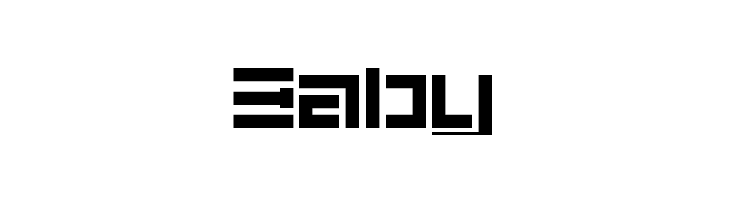 5Didgit Stencil Regular  Free Fonts Download