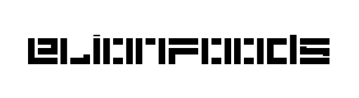 5Didgit Stencil Regular  Free Fonts Download