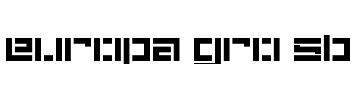 5Didgit Stencil Regular  Free Fonts Download