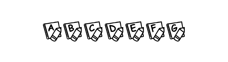 KR School Days  Free Fonts Download