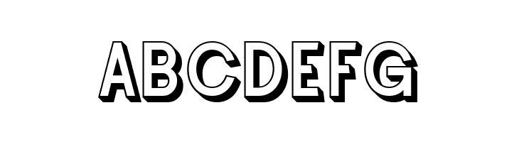 SF Buttacup Lettering Shaded  Free Fonts Download