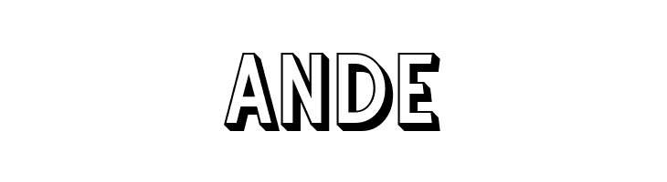 SF Buttacup Lettering Shaded  Free Fonts Download