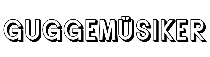 SF Buttacup Lettering Shaded  Free Fonts Download