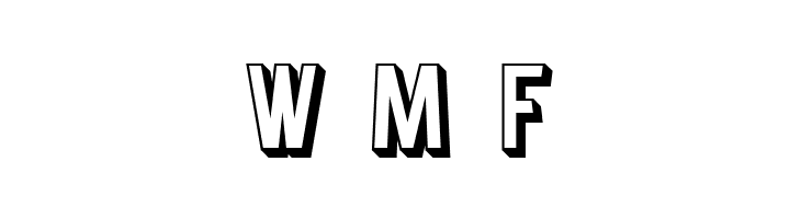 SF Buttacup Lettering Shaded  Free Fonts Download