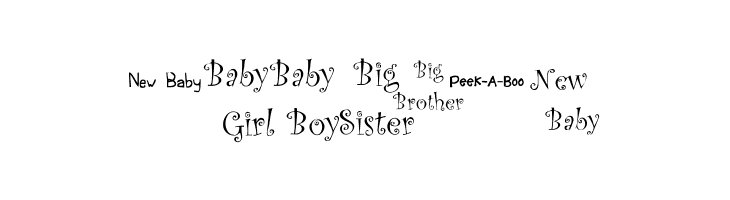 KR Scrappin Babies  Free Fonts Download