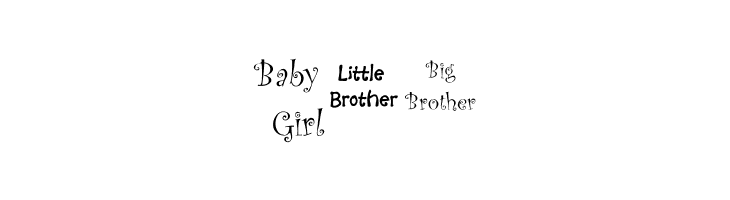 KR Scrappin Babies  Free Fonts Download