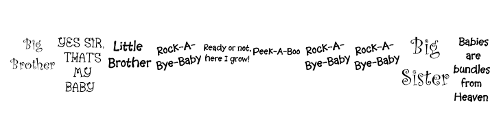 KR Scrappin Babies  Free Fonts Download