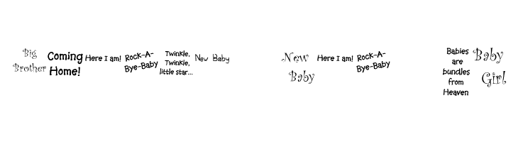 KR Scrappin Babies  Free Fonts Download