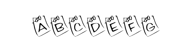 KR Lil Note  Free Fonts Download