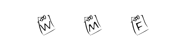 KR Lil Note  Free Fonts Download