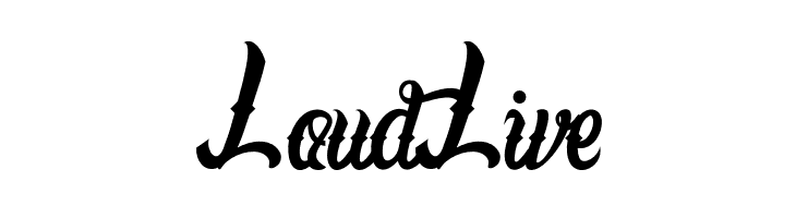 LoudLive LafayetScripts-Medium Font