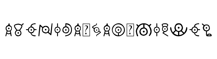 Unown  Free Fonts Download