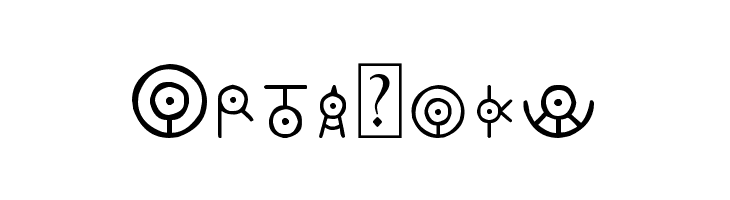 Unown  Free Fonts Download