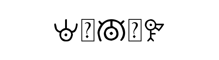 Unown  Free Fonts Download
