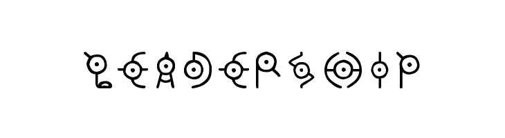 Unown  Free Fonts Download