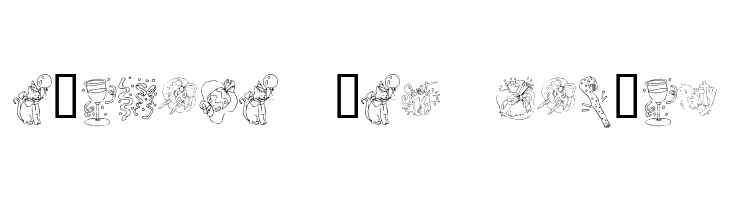 KR Party Time Dings  Free Fonts Download