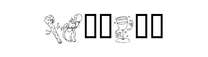 KR Party Time Dings  Free Fonts Download