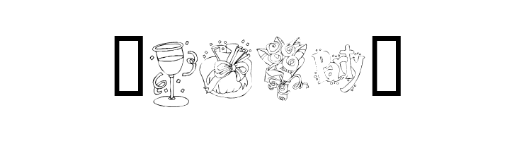 KR Party Time Dings  Free Fonts Download