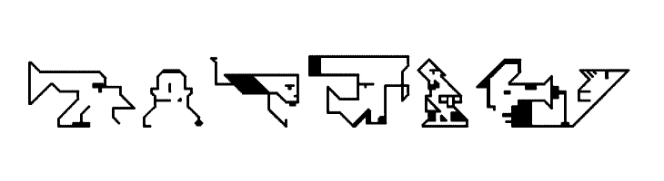 TESTAMENT C / Neuroticons 1 &agrave; 90 Regular  Free Fonts Download