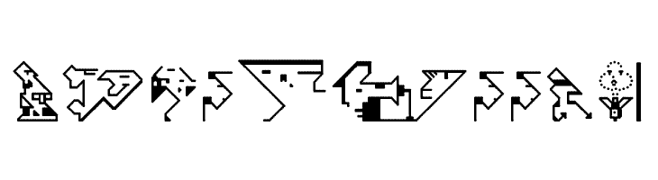 TESTAMENT C / Neuroticons 1 à 90 Regular  Free Fonts Download