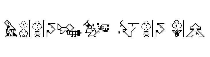 TESTAMENT C / Neuroticons 1 à 90 Regular  Free Fonts Download