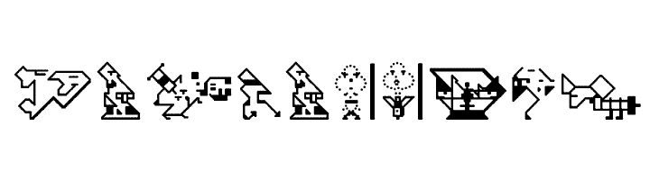 TESTAMENT C / Neuroticons 1 à 90 Regular  Free Fonts Download