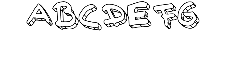 Simonschrift The Big Strip  Free Fonts Download