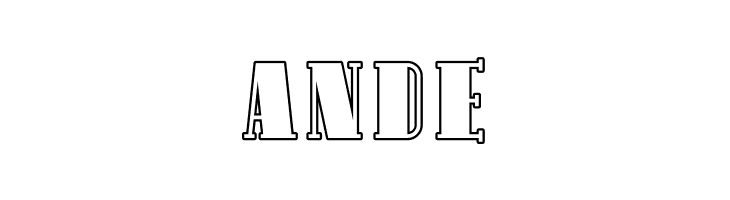 Avondale Outline  Free Fonts Download
