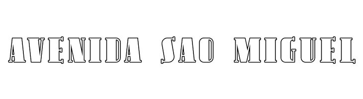 Avondale Outline  Free Fonts Download
