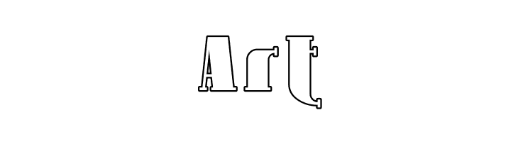 Avondale Outline  Free Fonts Download