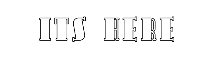 Avondale Outline  Free Fonts Download