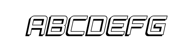 SF Chaerilidae Shaded Oblique  Free Fonts Download